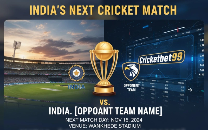 India next cricket match​​ at Cricketbet99 featured image